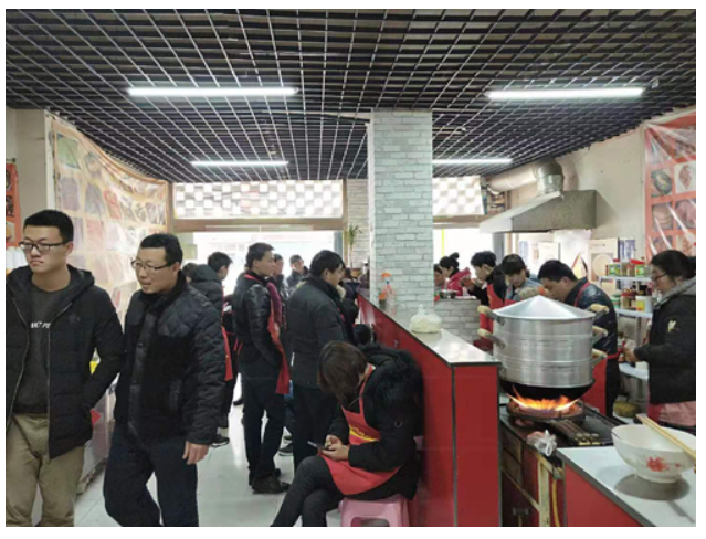 小吃教学现场